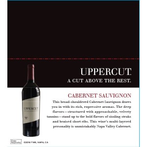 
        
        Uppercut Cabernet Sauvignon Shelf Talker         
      