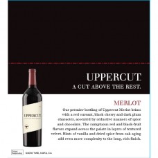 Uppercut Merlot Shelf Talker 