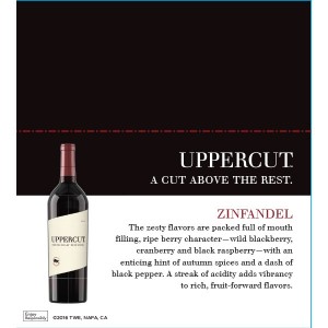 
        
        Uppercut Zinfandel Shelf Talker         
      