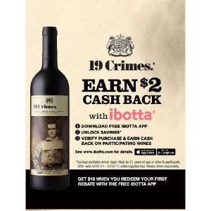 
        
        19 Crimes "Earn $2 Cash Back with Ibotta" Case Card Valid 02/01/18 - 02/28/18        
      