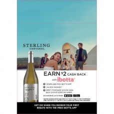 Sterling Vintner's Collection "Earn $2 Cash Back with Ibotta" Shelf Talker Valid 11/01/17 - 11/30/17